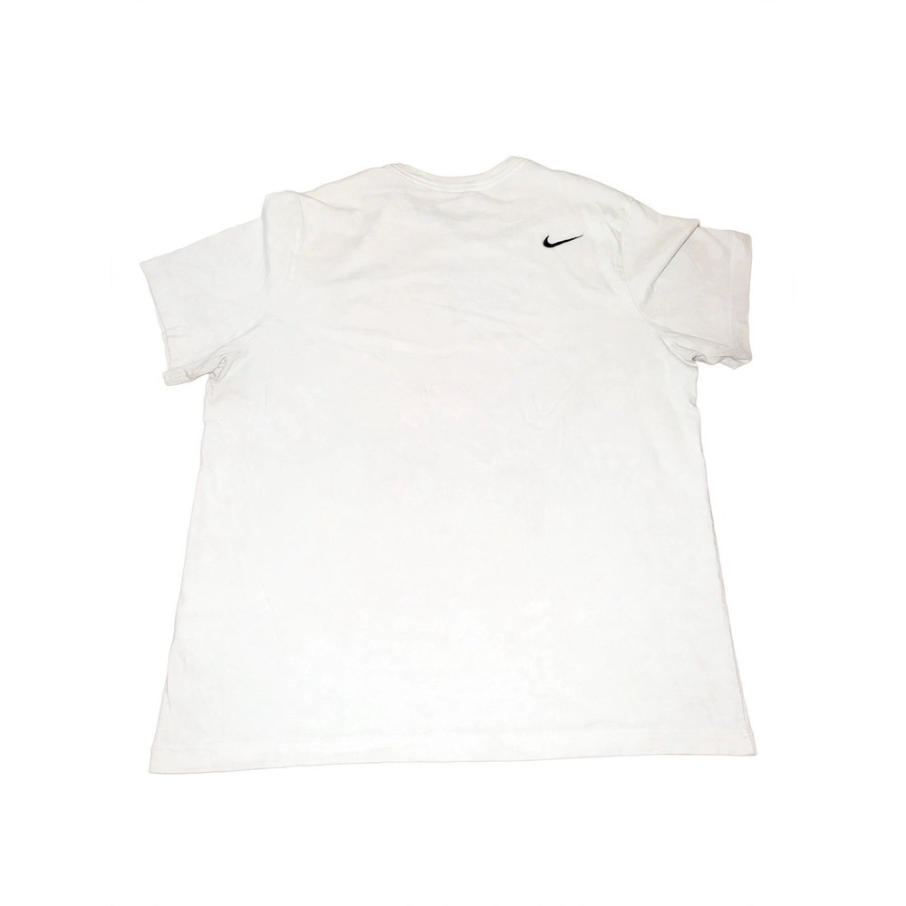 Nike T-Shirt Mens XL White The Nike Tee Swoosh Embroidered Logo Athletic Cotton